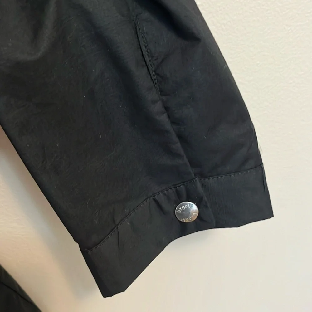 LizGolf utility jacket windbreaker vest plus size 2X black lightweight pockets